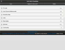 Tablet Screenshot of listitsellit.us